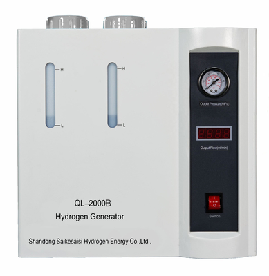 QL-2000B Generatore di idrogeno ad alta pressione Pem 2000ml/Min 485mmx390mmx370mm